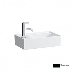 Подвесная раковина Kartell by laufen 46х28х12 см, глянцевый черный, SaphirKeramik 8.1533.5.020.111.1 Laufen